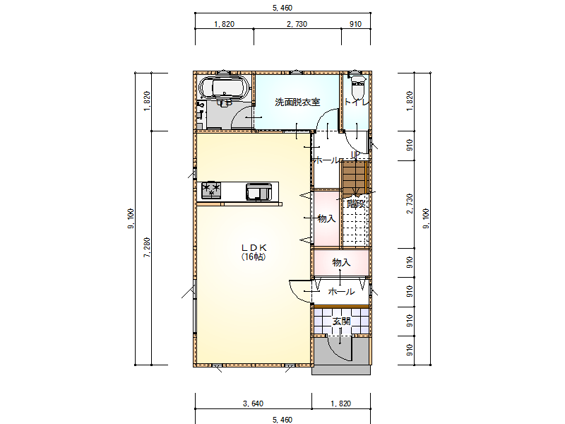 住宅 間取り 28坪 南玄関プラン MURA Blog